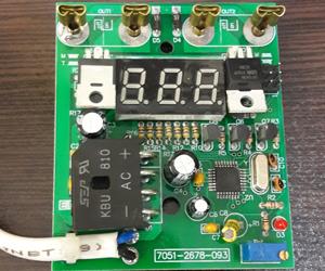Electric board for pulsator