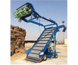 Silage scraper for unloading